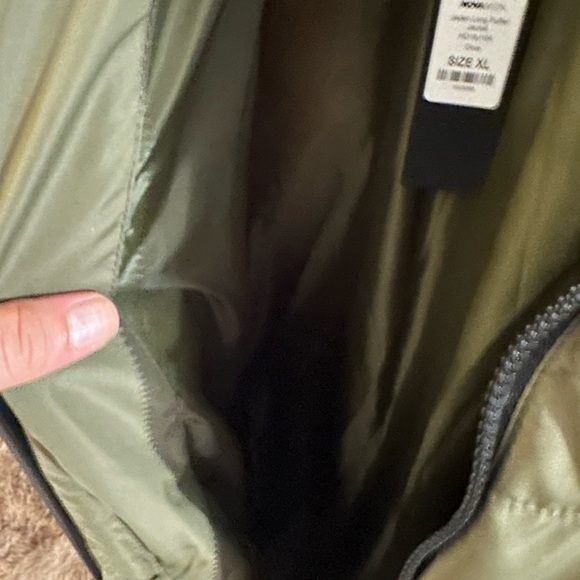 Mens Nova Jaden Coat XL in Olive (049) Brand New W/tags still attached - Picture 4 of 8